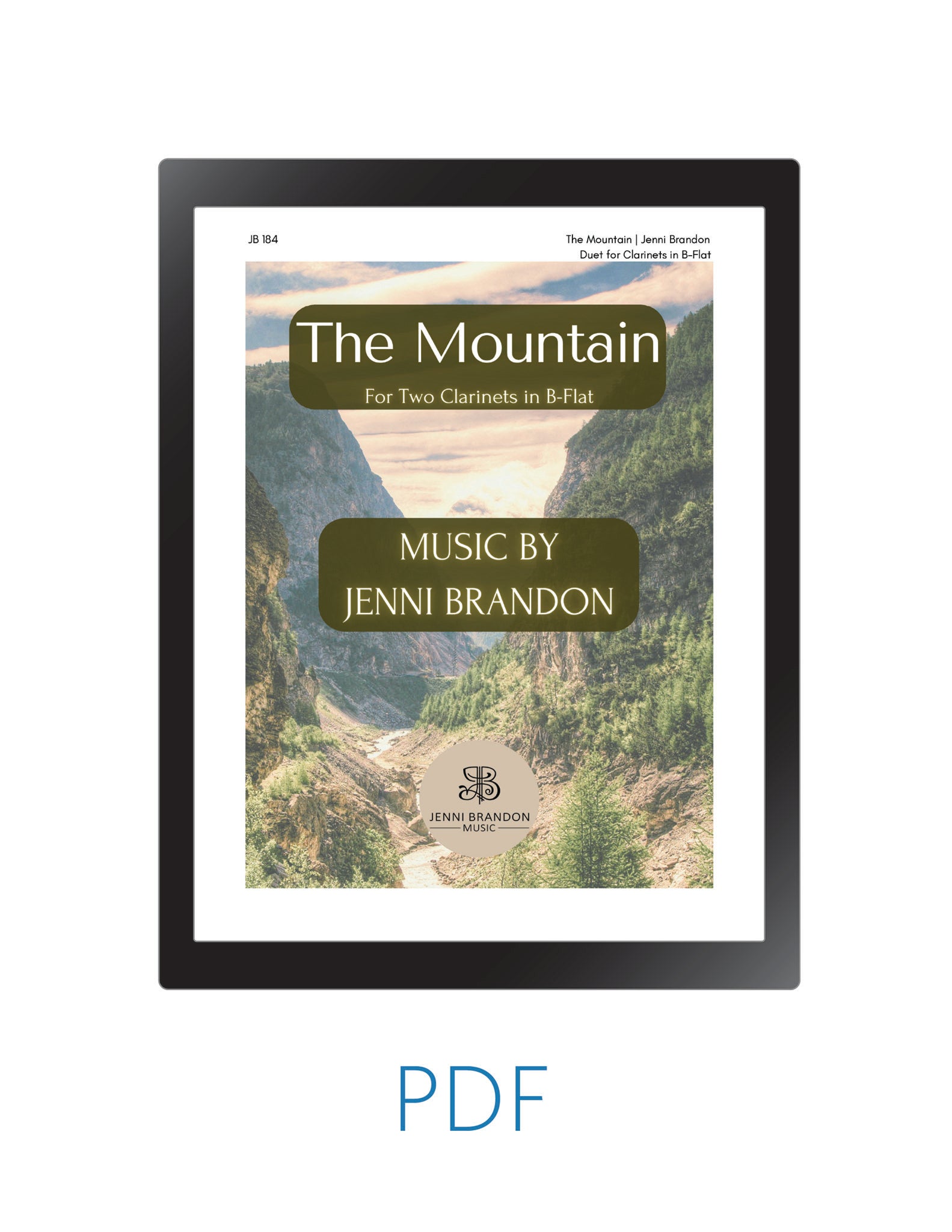Brandon, Jenni_The Mountain Brandon The Mountain clarinet duet PDF