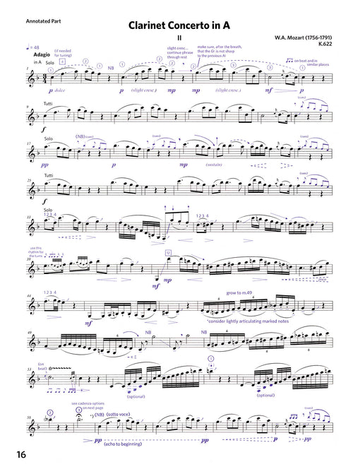 Nuccio Baron Audition Method for Clarinet, Vol. 2 page 16