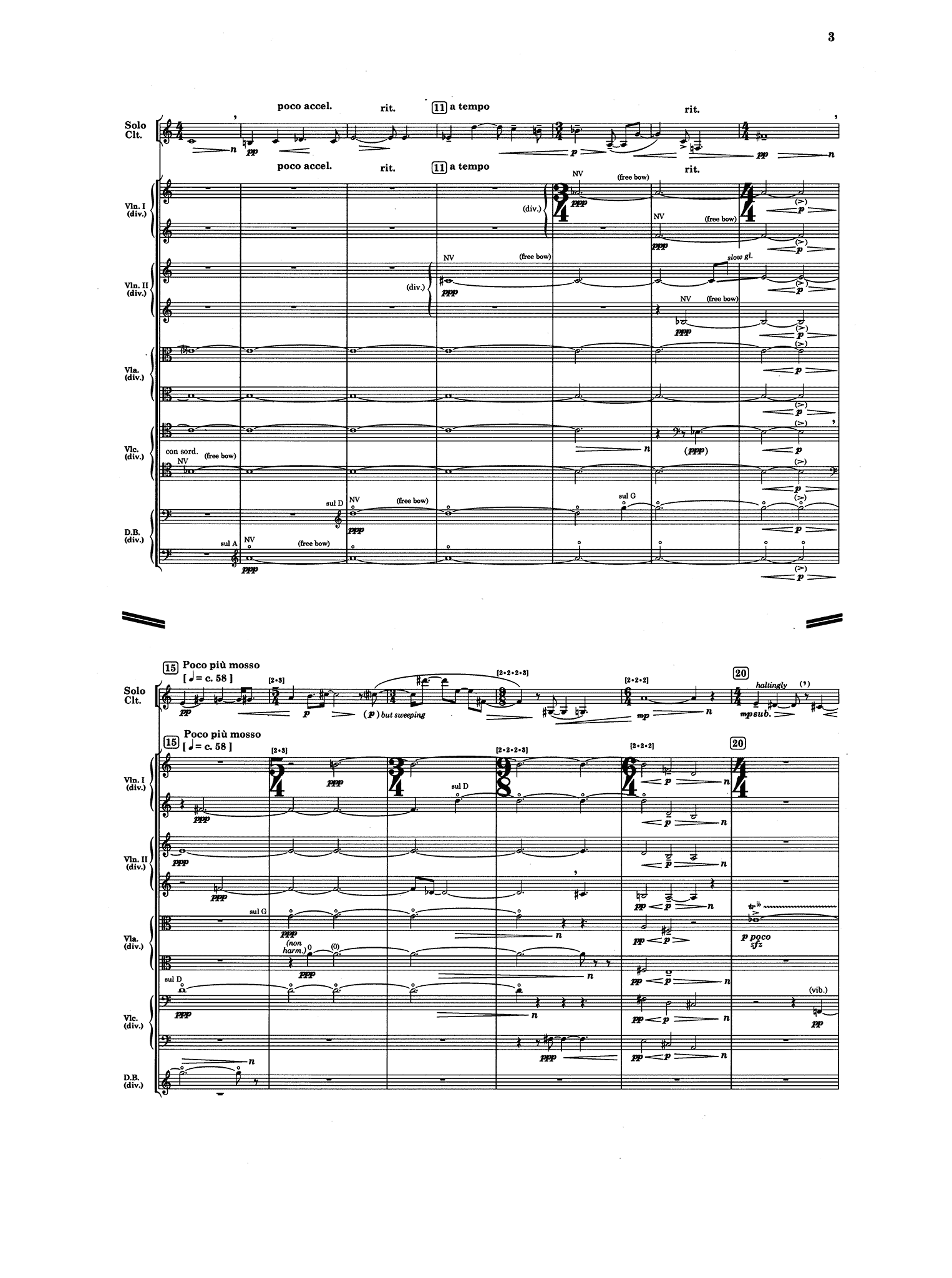 Hodkinson, Sydney_Embers: An Incantation (score) Hodkinson Embers: An Incantation clarinet concerto (score) page 2