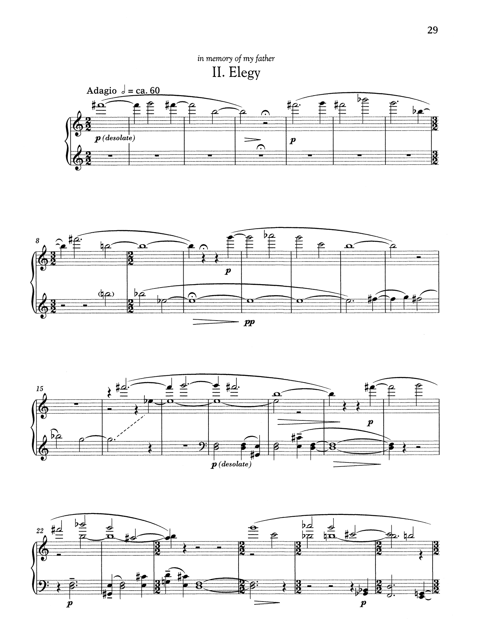 Corigliano, John_Clarinet Concerto Corigliano Clarinet Concerto piano reduction - Movement 2