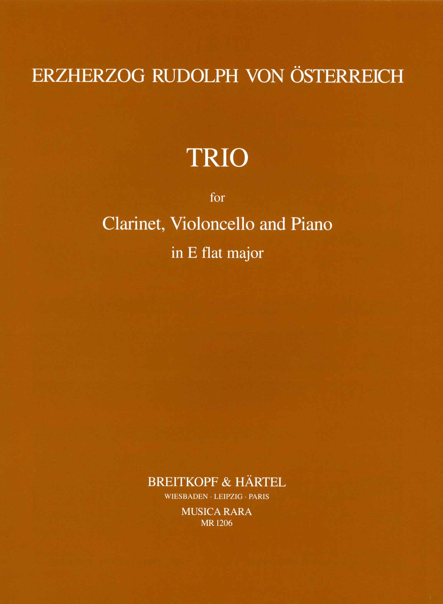 Rudolf, Archduke of Austria_Trio for Clarinet, Cello & Piano