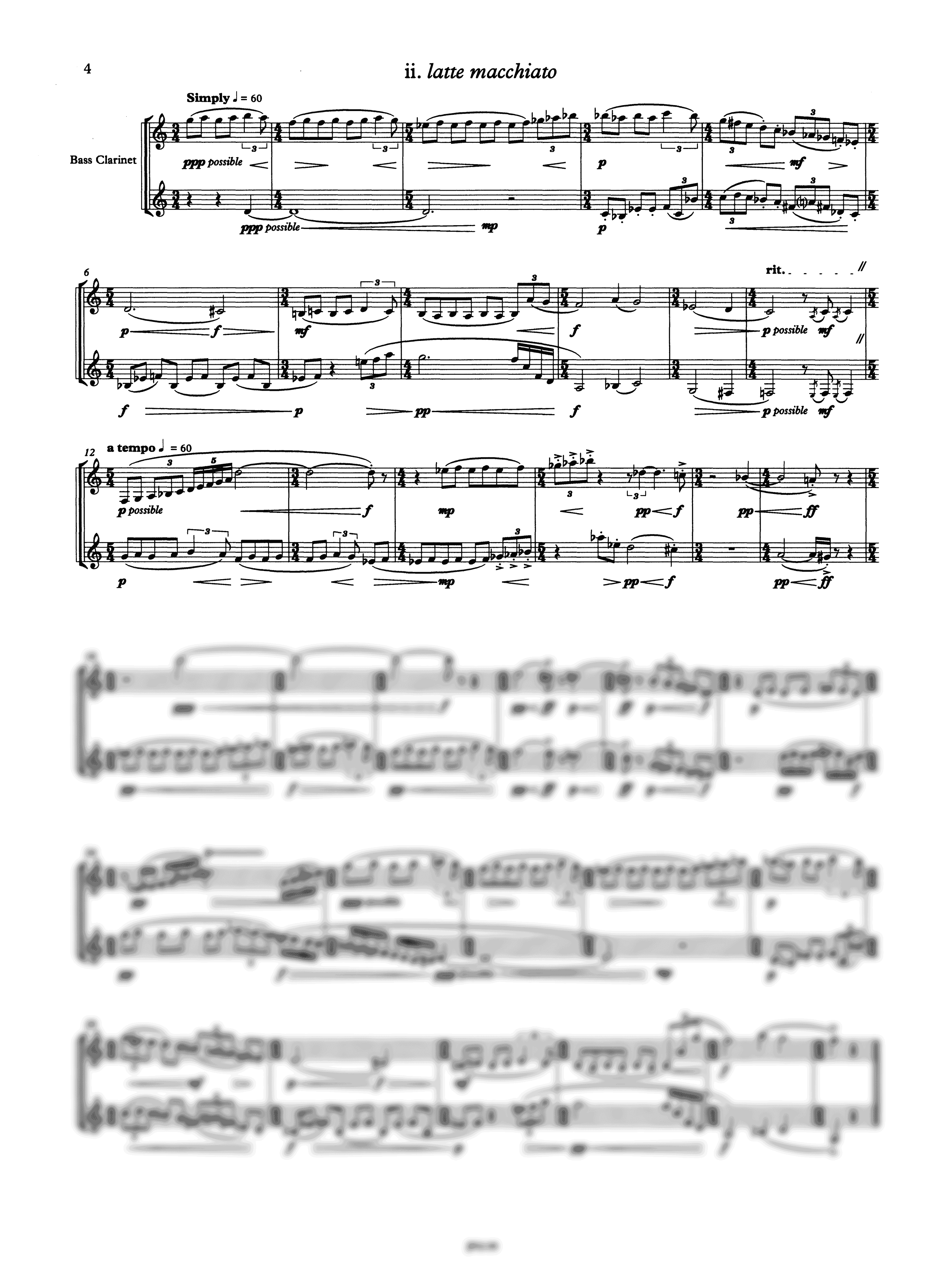 Aragón, Jared Isaac_Espresso! Jared Isaac Aragón Espresso! bass clarinet duet - Movement 2