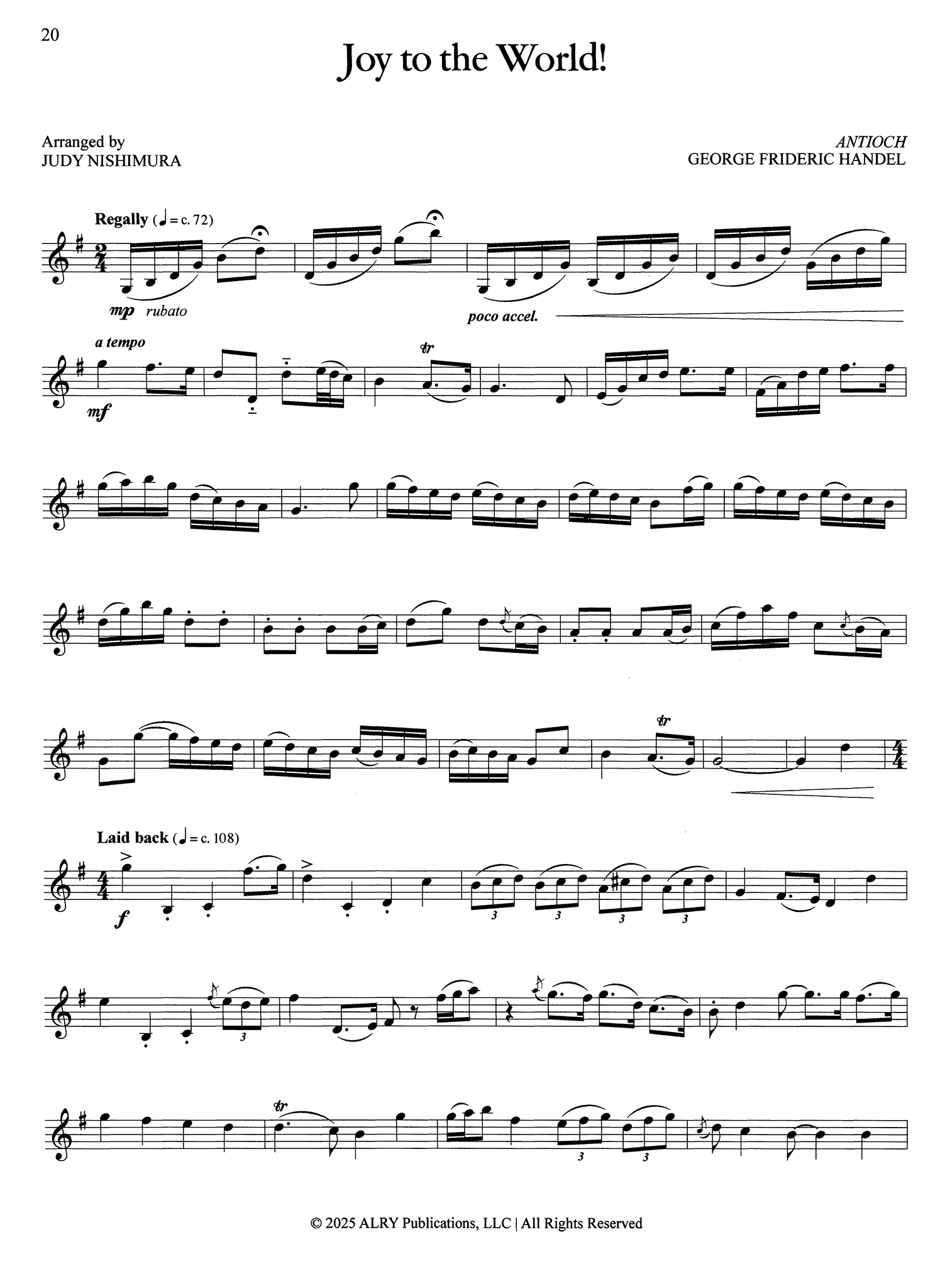 Various_The Christmas Clarinetist The Christmas Clarinetist Judy Nishimura page 20