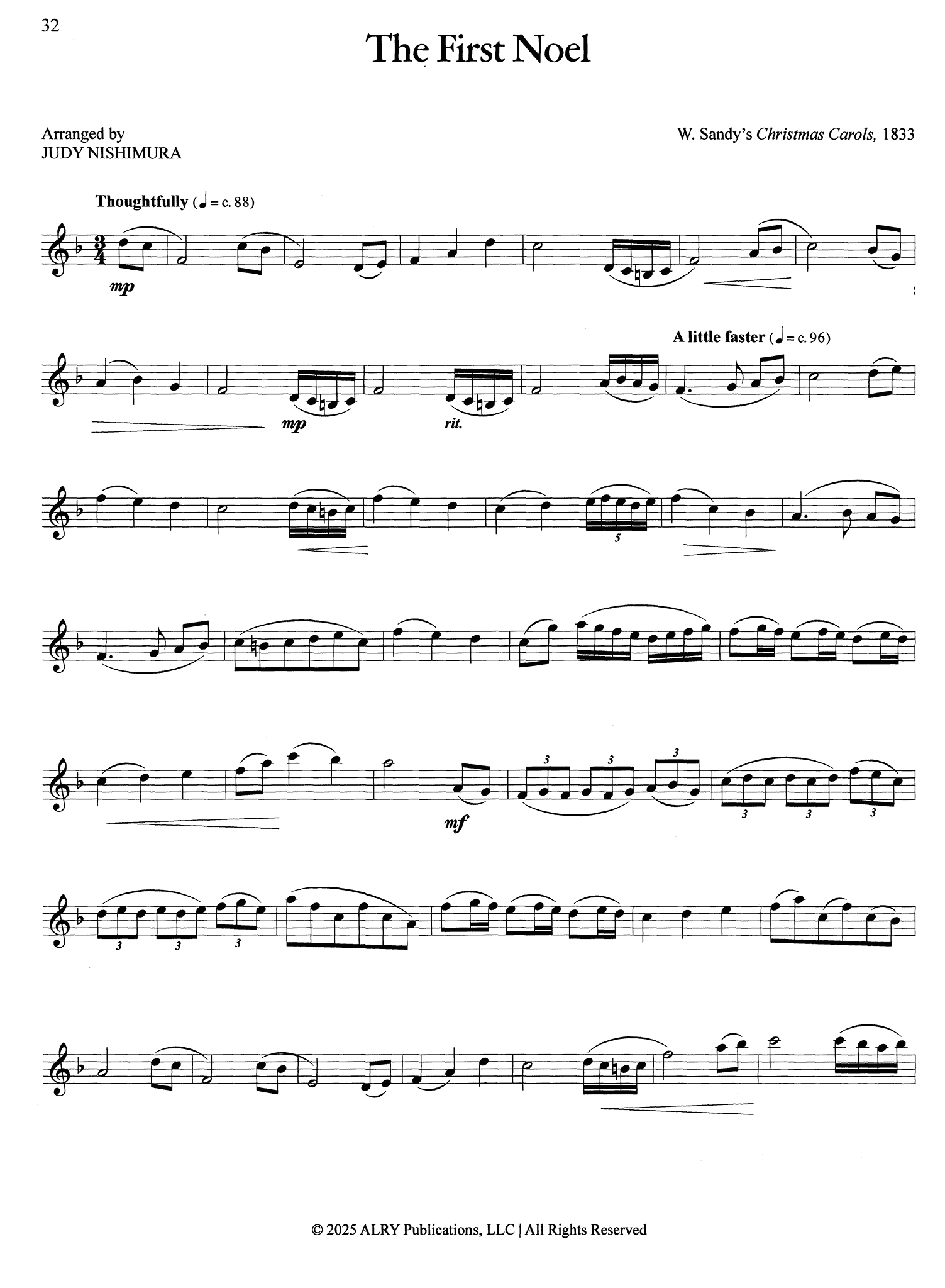 Various_The Christmas Clarinetist The Christmas Clarinetist Judy Nishimura page 32