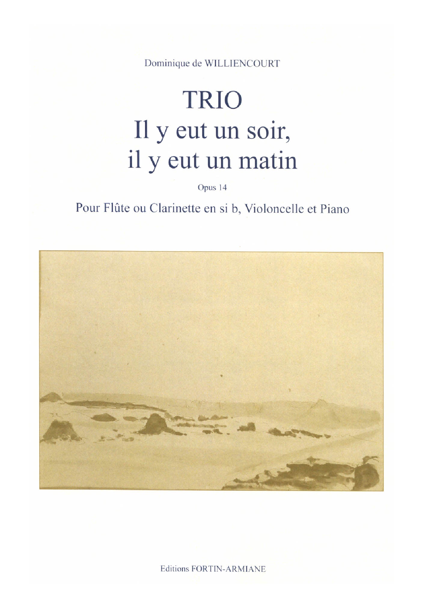 Williencourt, Dominique de_Trio, Op. 14