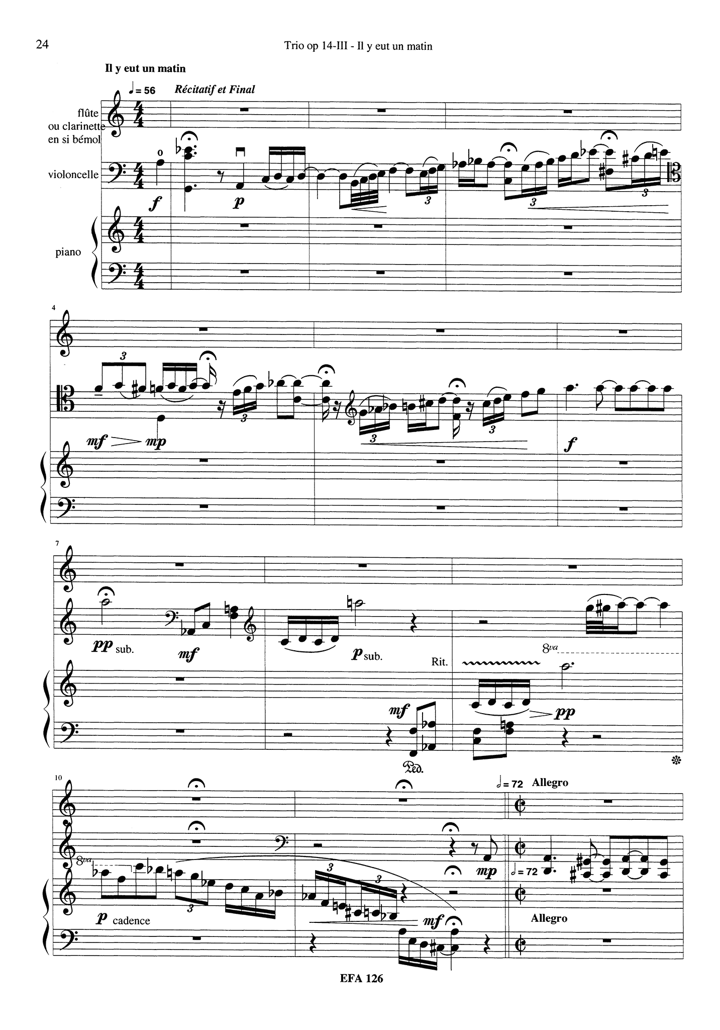 Williencourt, Dominique de_Trio, Op. 14 Dominique de Williencourt Trio, Op. 14 clarinet cello piano - Movement 3