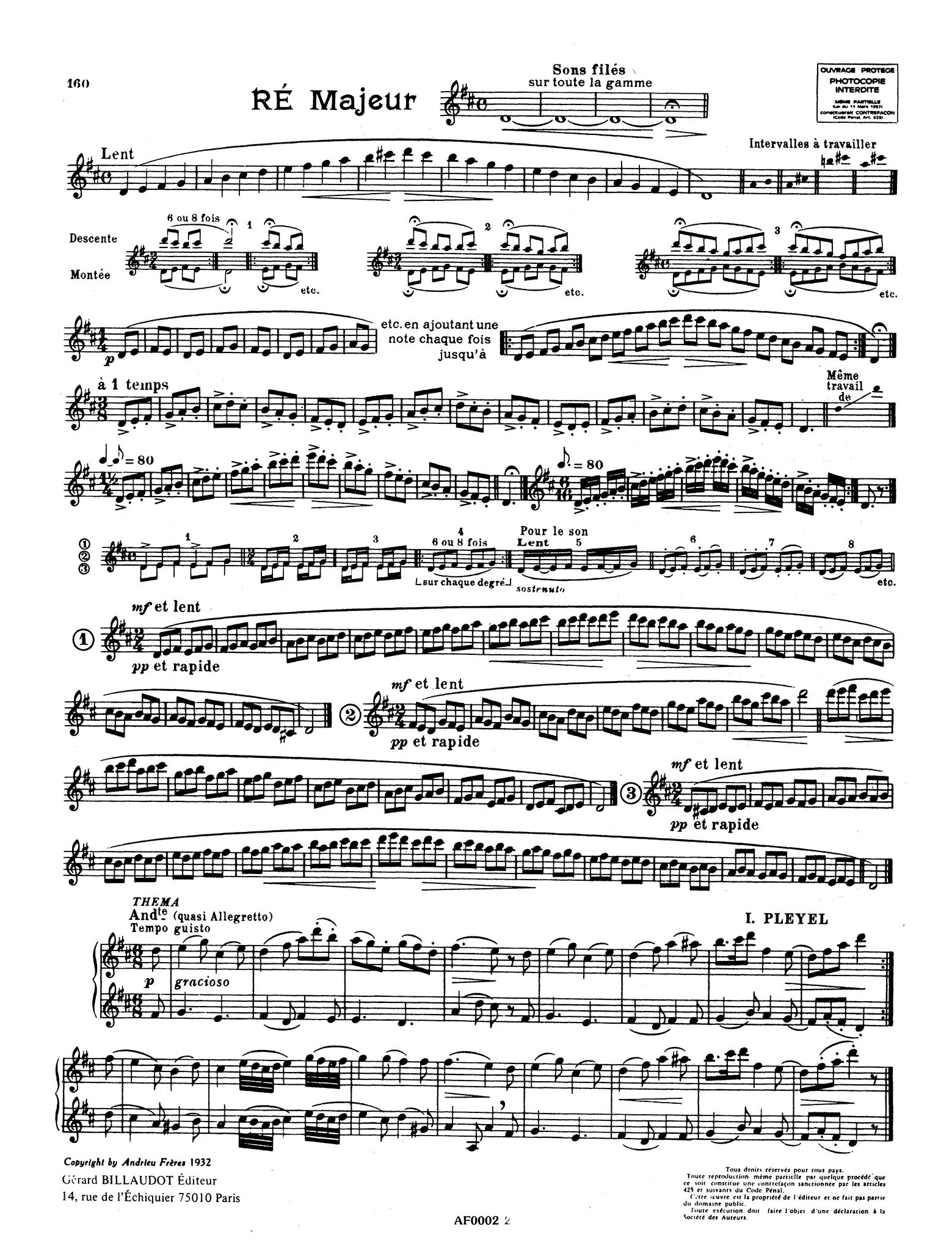Gay, Eugène_Progressive and Complete Method for the Clarinet, Book 2 Progressive and Complete Method for the Clarinet, Book 2 Page 160