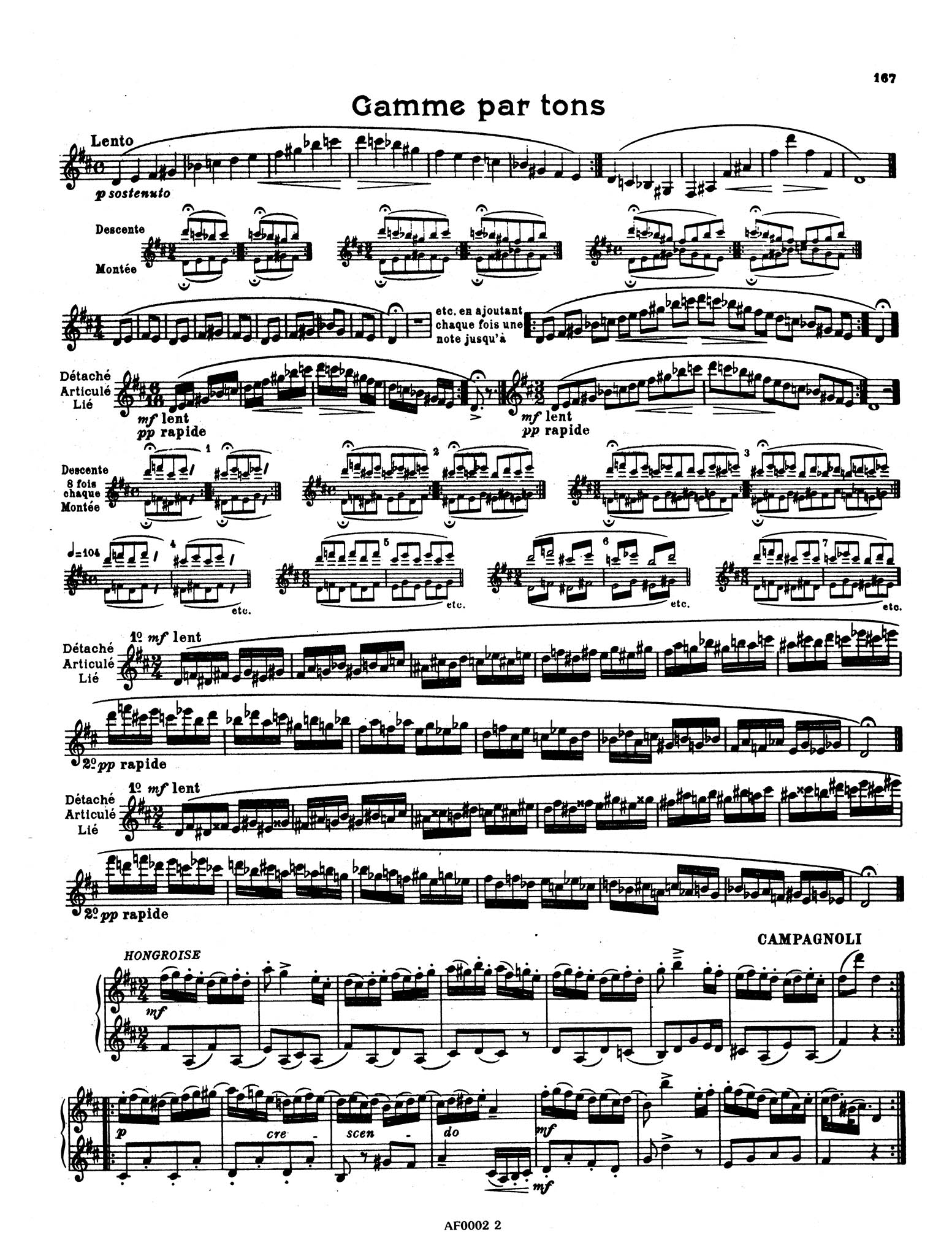 Gay, Eugène_Progressive and Complete Method for the Clarinet, Book 2 Progressive and Complete Method for the Clarinet, Book 2 Page 167