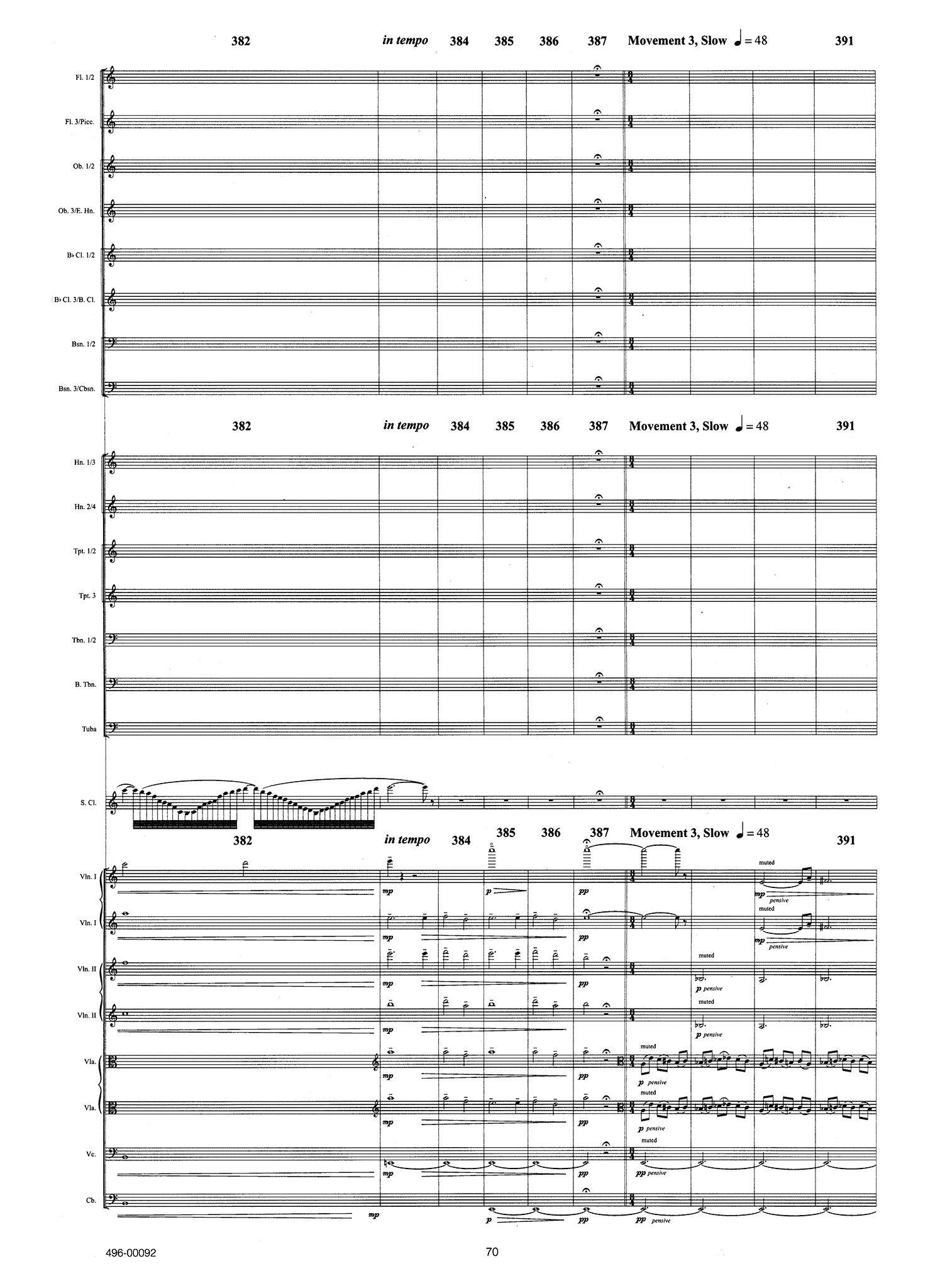 Leshnoff, Jonathan_Clarinet Concerto ‘Nekudim’ (score) Leshnoff Clarinet Concerto ‘Nekudim’ full score - Movement 3
