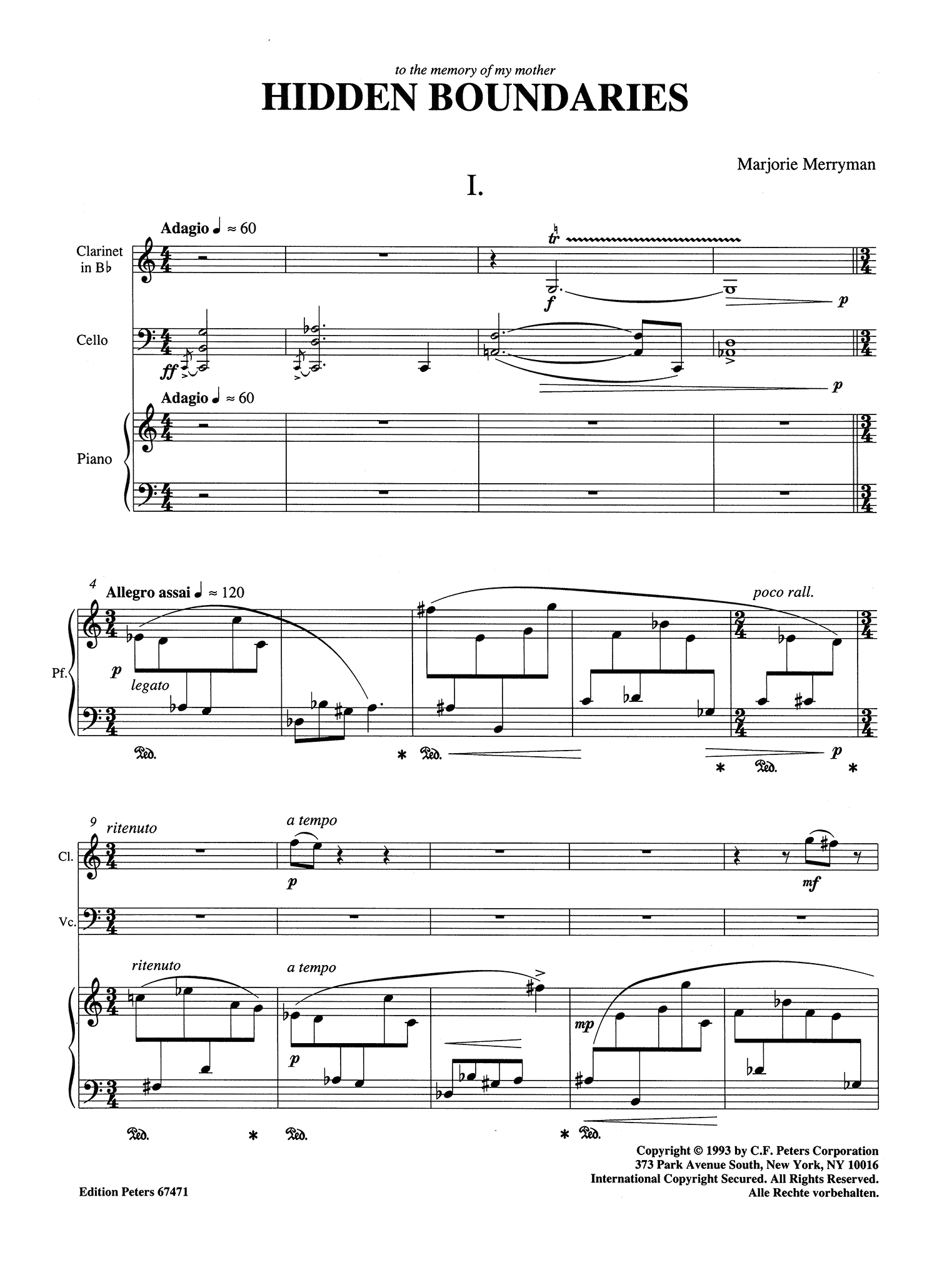 Merryman, Marjorie_Hidden Boundaries Merryman Hidden Boundaries for clarinet, cello, & piano - Movement 1