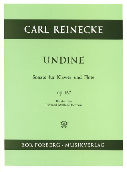 Reinecke, Carl: Sonata for Clarinet & Piano, Op 167 'Undine