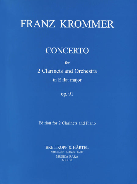 Krommer: Concerto for 2 Clarinets in E-flat Major, Op. 91 | CAMco