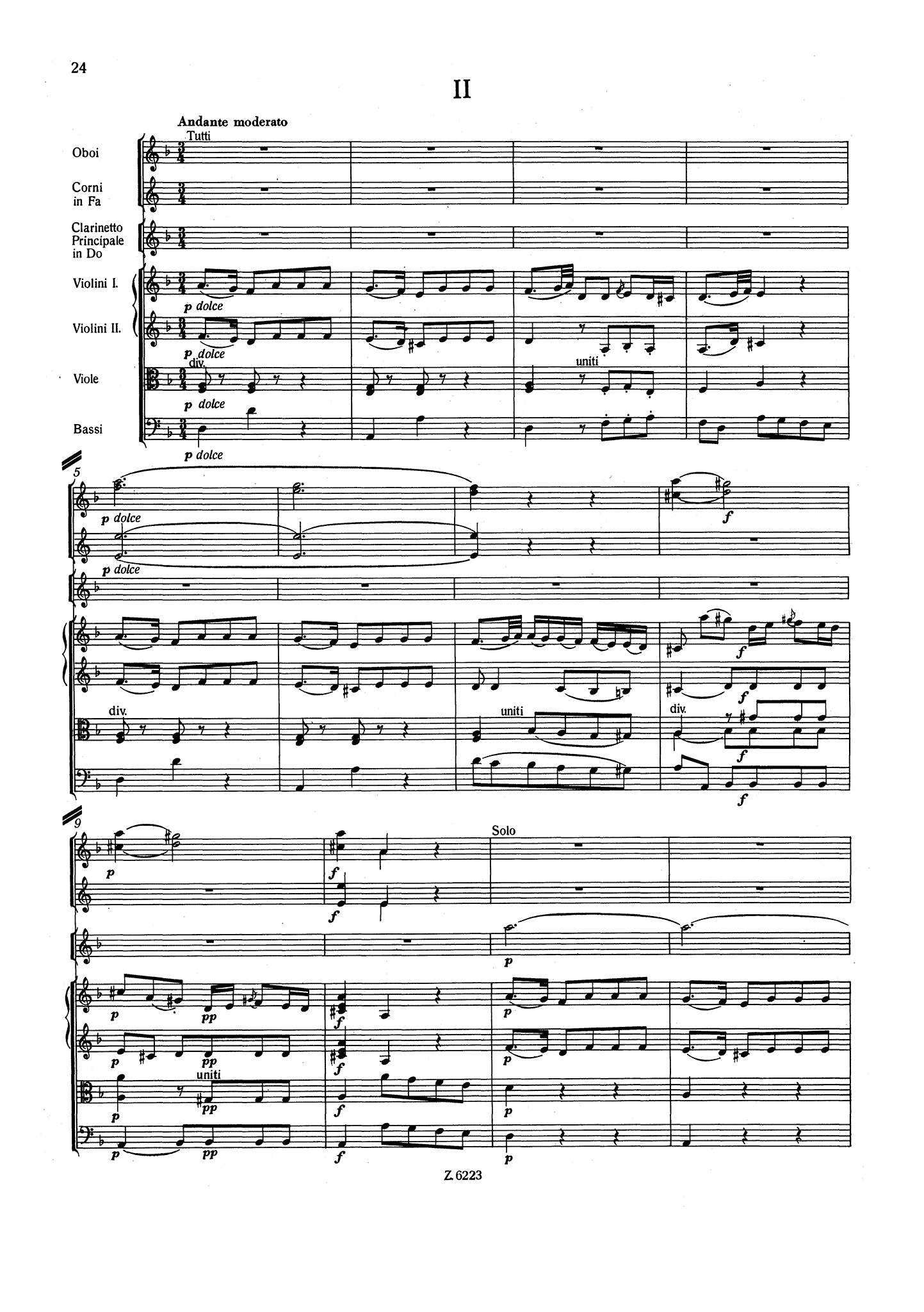 Stamitz, Carl_Clarinet Concerto No. 1 (Kaiser) in F Major (mini score) Carl Stamitz Clarinet Concerto No. 1 (Kaiser) in F Major (mini score) - Movement 2