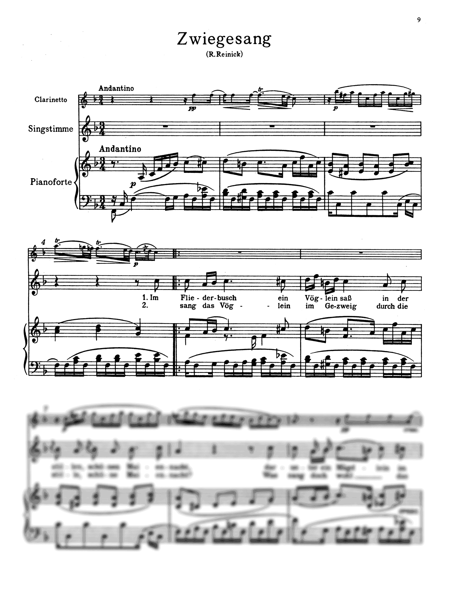 Spohr, Louis_6 Deutsche Lieder, Op. 103 6 Deutsche Lieder, Op. 103 - No. 2