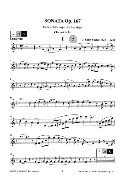 その他 Sonatas for Clarinet &amp; Piano [CD] Saint-Saens (Anderson): Sonata for Clarinet and Piano