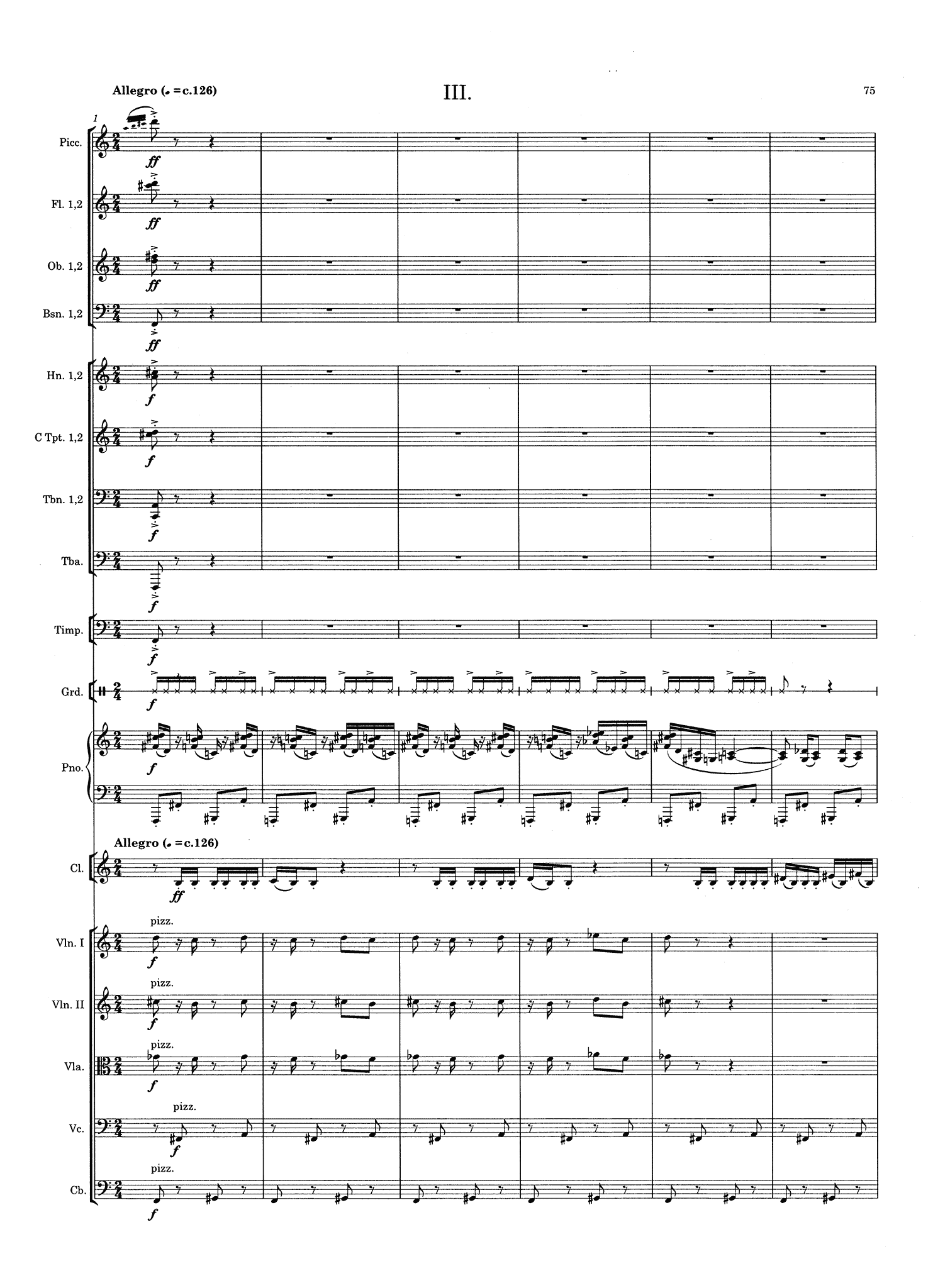 Liebermann, Lowell_Clarinet Concerto, Op. 110 (score) Clarinet Concerto, Op. 110 - Movement 3