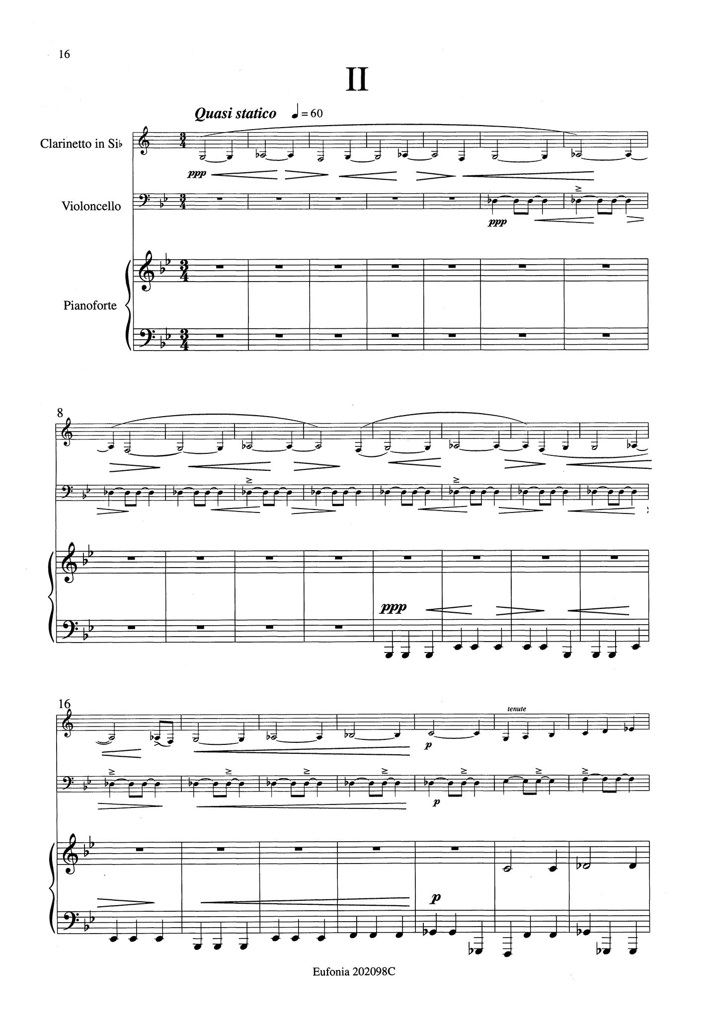 Biscontin, Venceslao_Intrecci Venceslao Biscontin Intrecci clarinet violin piano trio - Movement 2