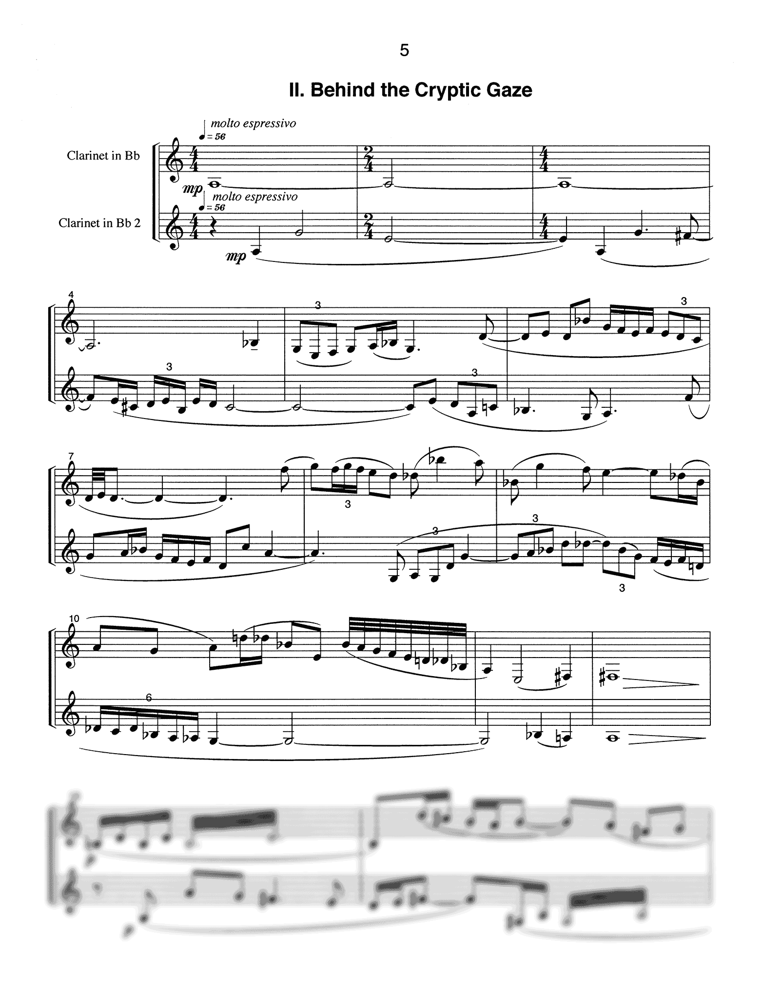 Buss, Howard_Felinity Buss Felinity clarinet duet - Movement 2