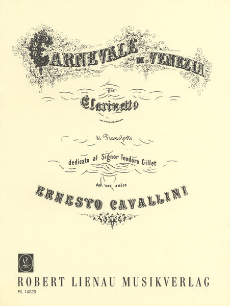 Cavallini - Carnival of Venice for E-Flat Clarinet | Robert Lienau