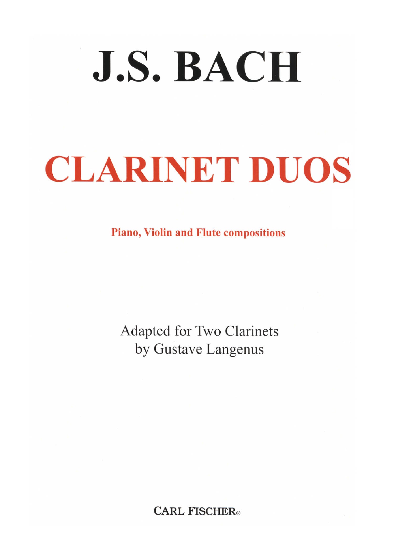 Bach, Johann Sebastian_Clarinet Duos