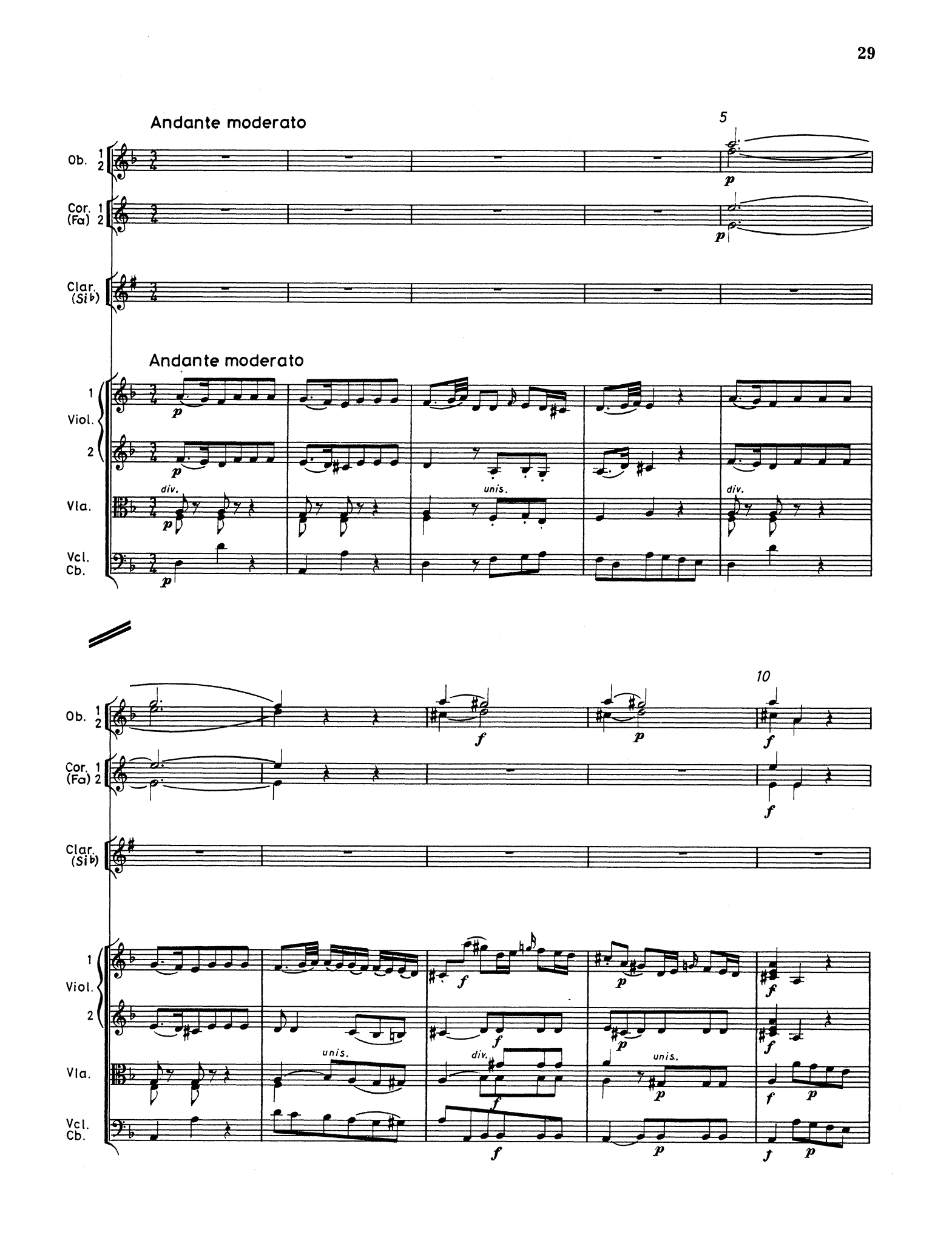 Stamitz, Carl_Clarinet Concerto No. 1 (Kaiser) in F Major (score) Carl Stamitz Clarinet Concerto No. 1 (Kaiser) in F Major full score - Movement 2