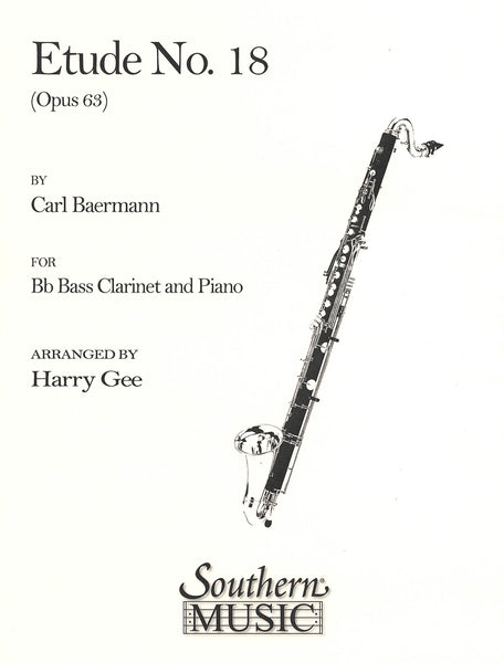 Baermann: Clarinet Method, Op. 63: No. 18, for bass clarinet