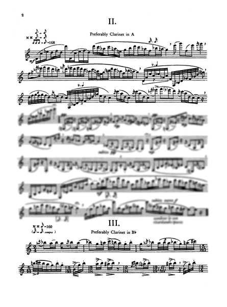 Stravinsky, Igor Three Pieces for Solo Kalmus CAMco Music