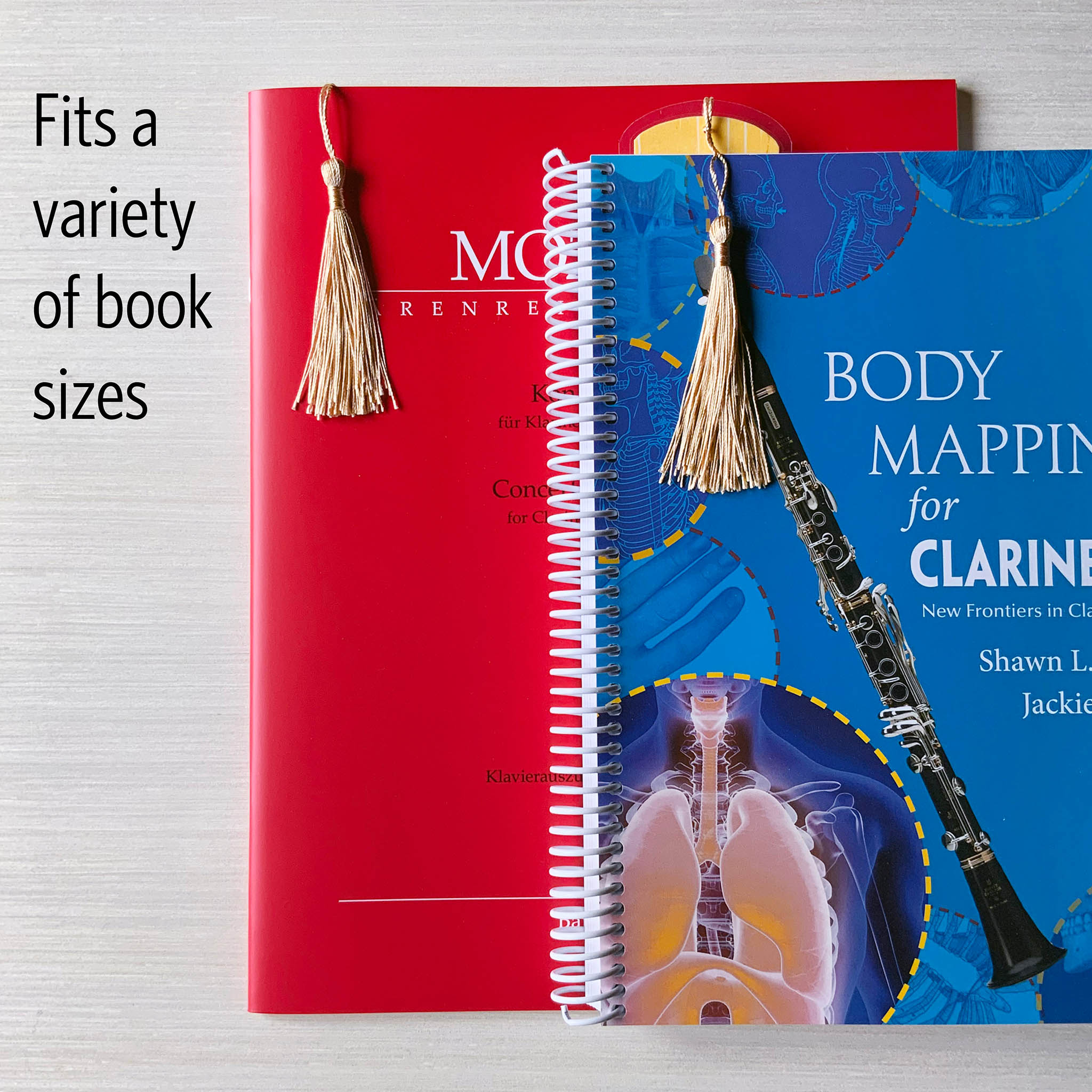 Handmade Clarinet Bookmarks CAMco CAMco Music LLC handmade-clarinet-bookmarks-camco-camco-music-llc