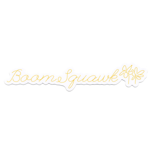 BoomSquawk logo Vinyl Sticker