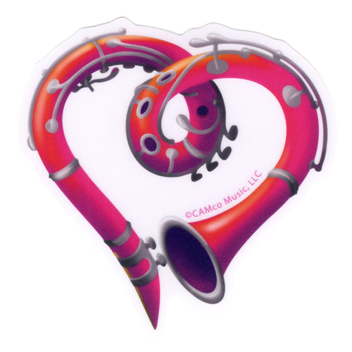 Clariknot Heart Vinyl Sticker CAMco