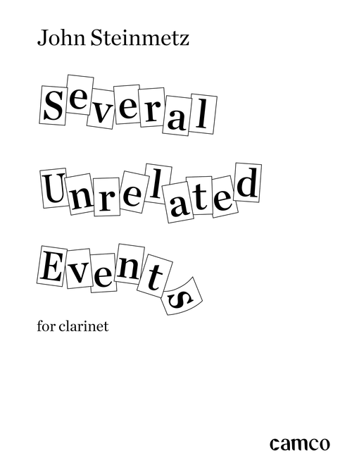 Steinmetz Several Unrelated Events clarinet cover