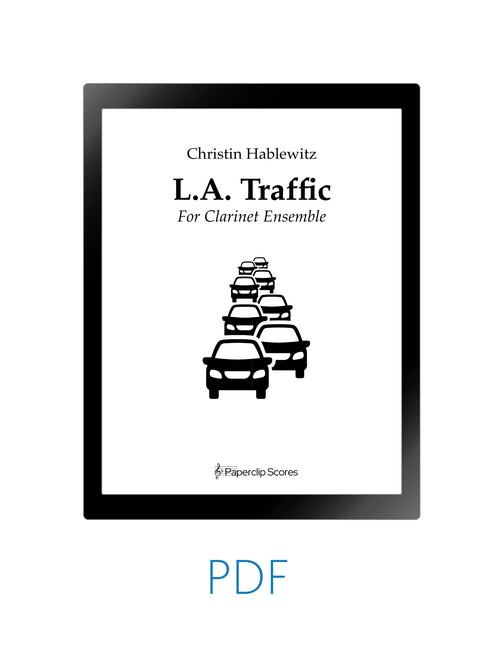 Hablewitz L.A. Traffic clarinet choir cover