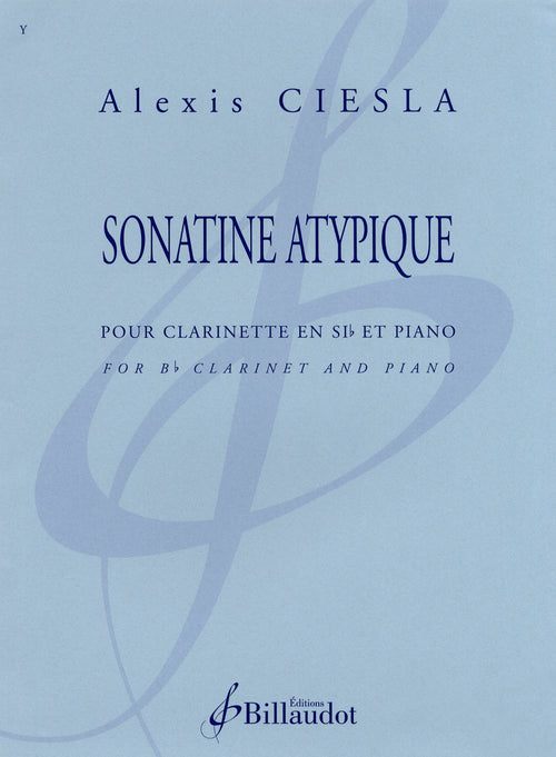 Ciesla Sonatine atypique clarinet piano cover