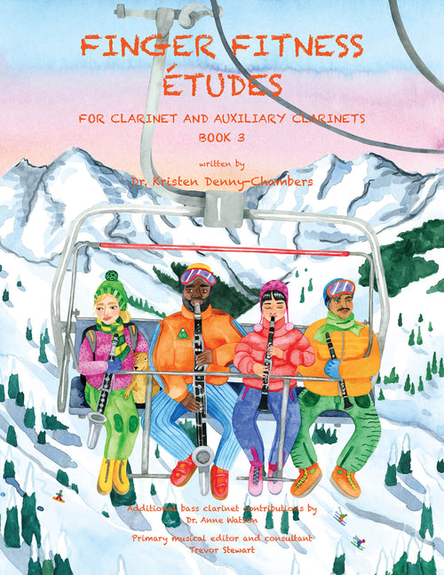 Denny-Chambers Clarinet Finger Fitness Études Book 3 cover