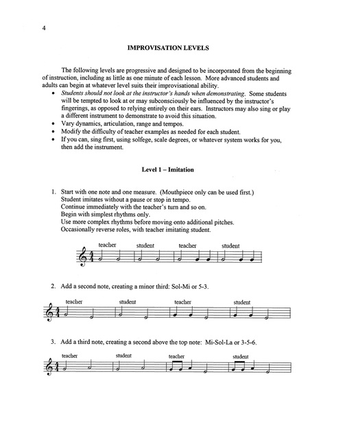 Nancy Williams Woodwind Improvisatory Techniques Classical Era pedagogy method page 4