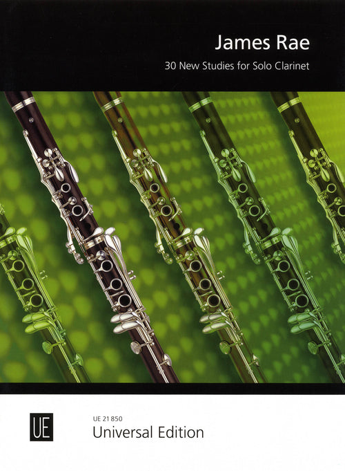 Rae 30 New Studies for Solo Clarinet cover