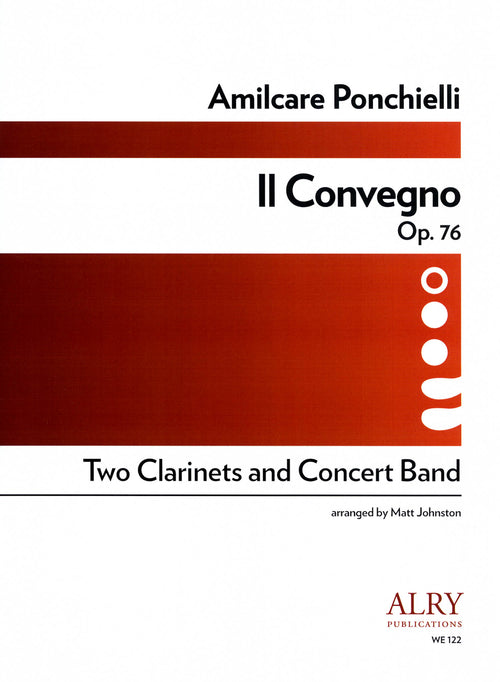Ponchielli Il Convegno, Op. 76 wind ensemble arrangement cover