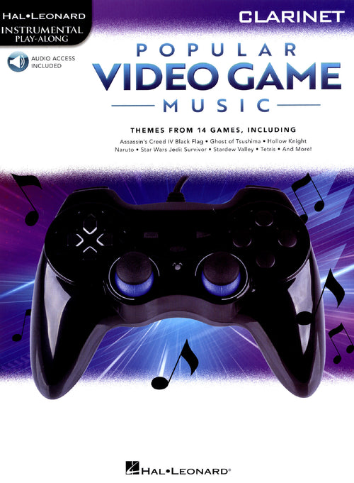 Popular Video Game Music clarinet part & audio cover
