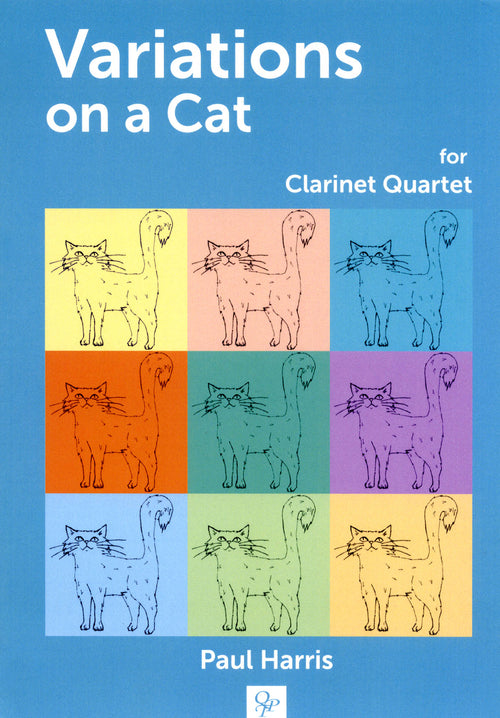 Harris Variations on a Cat clarinet quartet cover