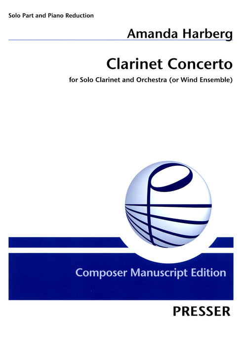 Harberg Clarinet Concerto piano reduction cover