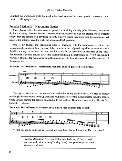 Kampel Clarinet Practice Unlocked page 10
