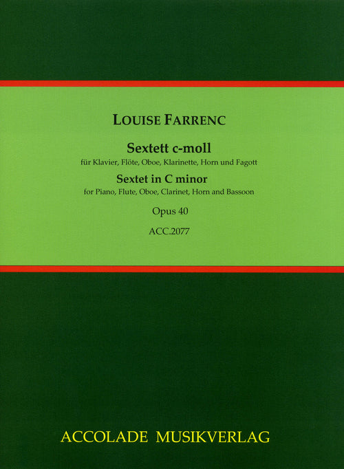 Farrenc Sextet in C Minor, Op. 40 wind quintet & piano cover