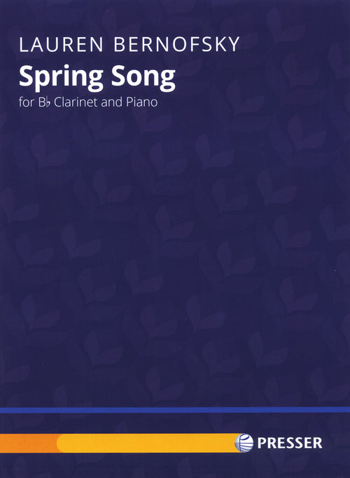 Bernofsky Spring Song clarinet & piano  cover