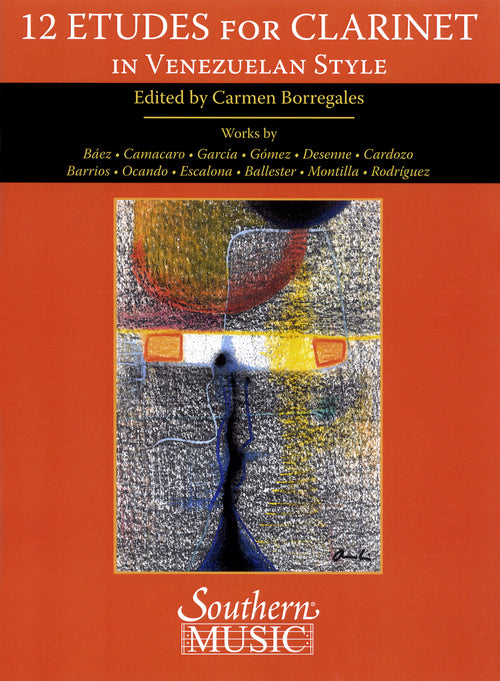 12 Études for Clarinet in Venezuelan Style Carmen Borregales cover