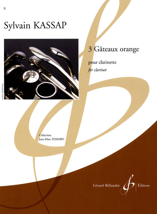Kassap 3 gâteaux orange unaccompanied clarinet cover