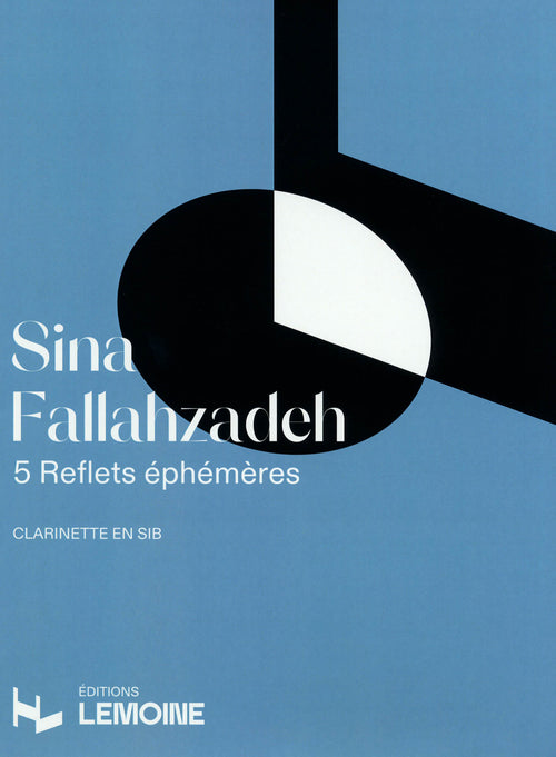Fallahzadeh 5 reflets éphémères clarinet unaccompanied cover
