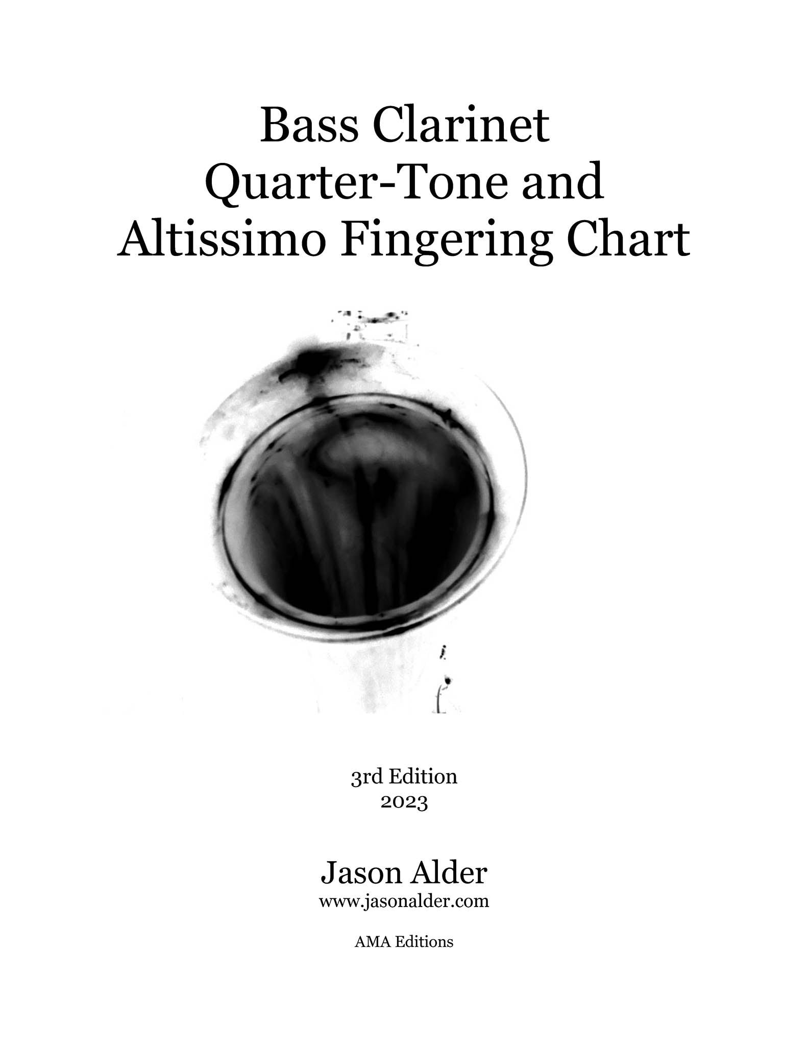 altissimo articulation Alder, Jason: Bass Clarinet Quarter-Tone & Altissimo Fingering Chart – CAMco Music, LLC
