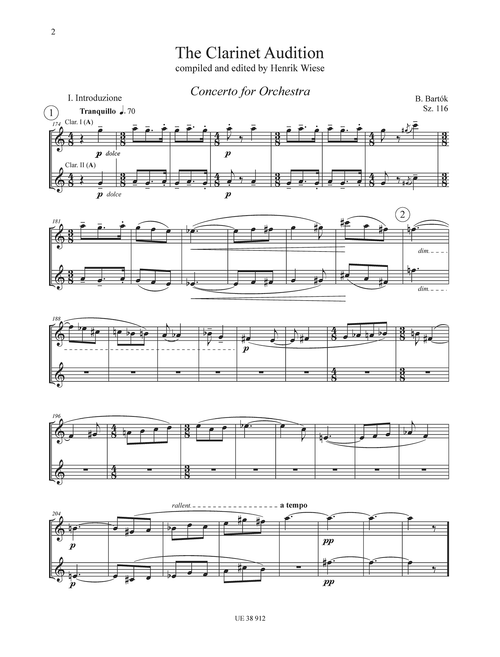 Wiese, Henrik_The Clarinet Audition