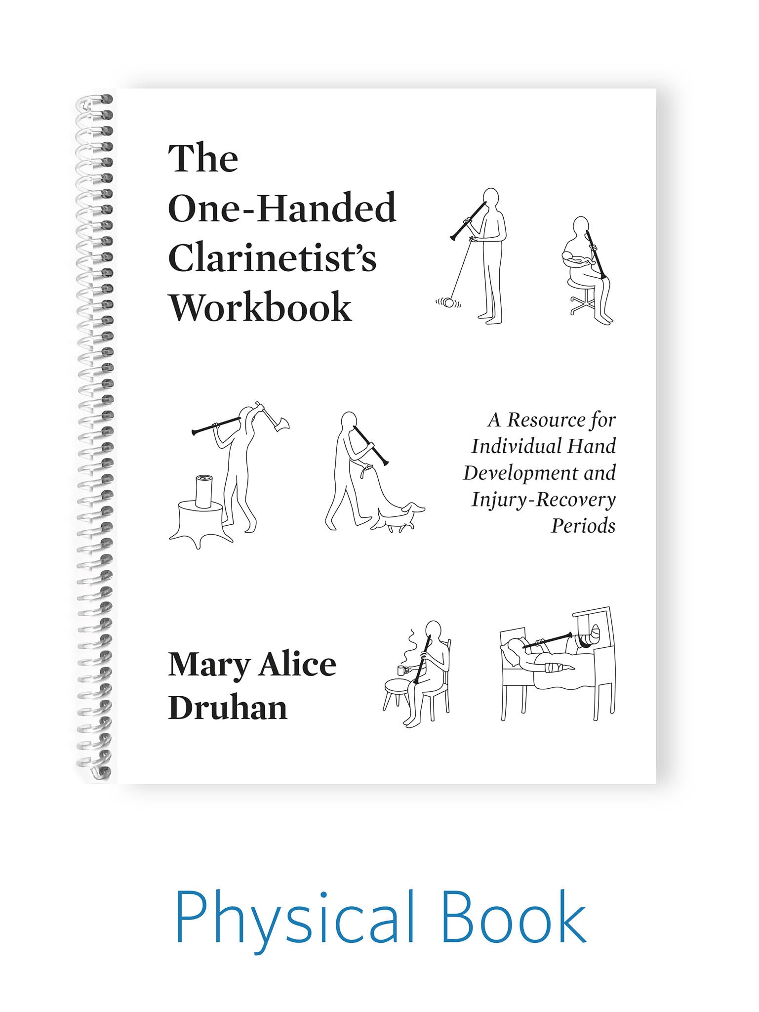 Druhan One Handed Clarinetist’s Workbook physical book