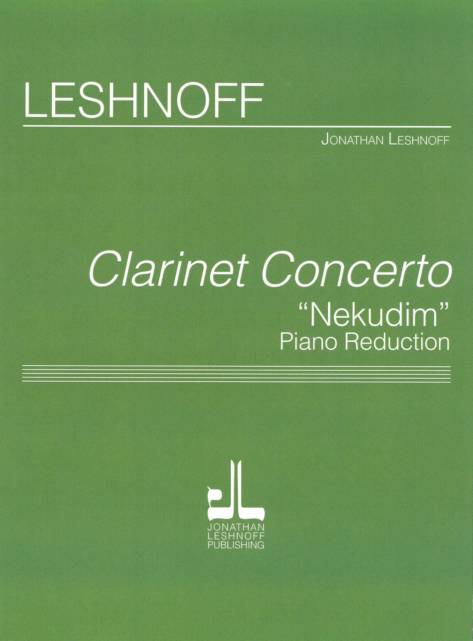 Leshnoff Clarinet Concerto Nekudim Cover